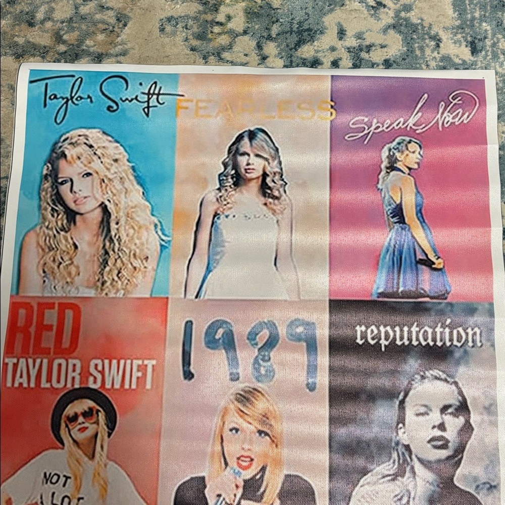 Taylor Swift Album Collage Poster - Picture 2 of 5